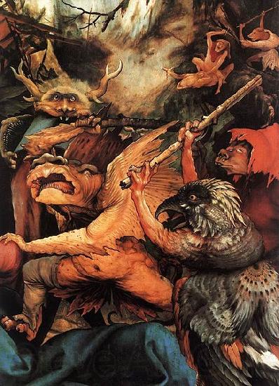 Matthias Grunewald The Temptation of St Anthony Germany oil painting art